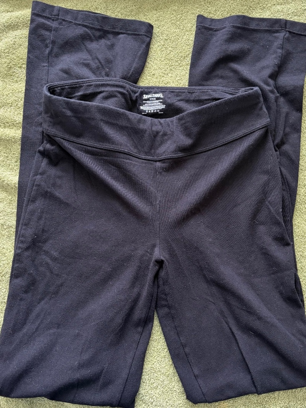 🛍️ Bundle of 2 Pants!👖 Spalding Women's Size M Bootcut Black Yoga Pant Legging